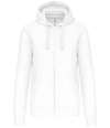 KB454 K454 Kariban Full Zip Hooded Sweatshirt White colour image
